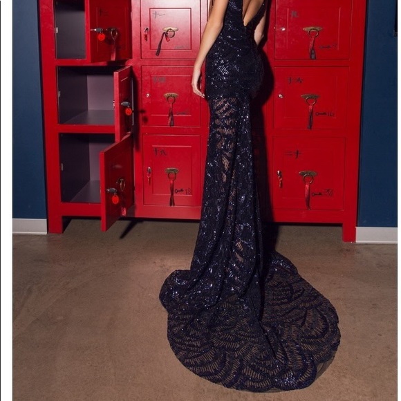 Crystal Design (Wona Concept) Glam Dress. European SZ 6 (fits like size 0-2 US) - Picture 2 of 3